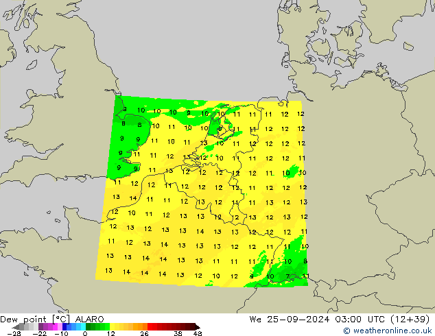 Dauwpunt ALARO wo 25.09.2024 03 UTC