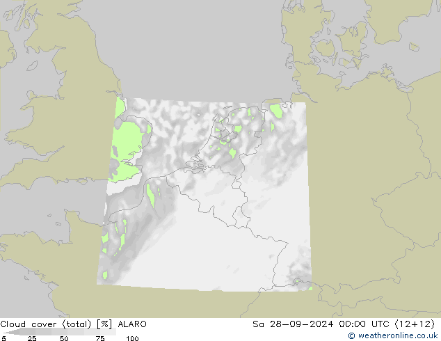 云 (总) ALARO 星期六 28.09.2024 00 UTC