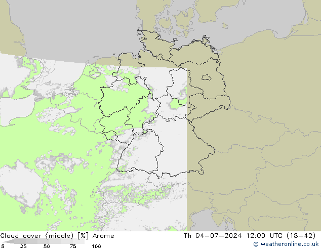 Bewolking (Middelb.) Arome do 04.07.2024 12 UTC