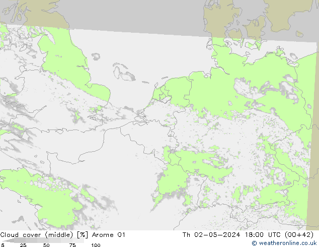 Wolken (mittel) Arome 01 Do 02.05.2024 18 UTC