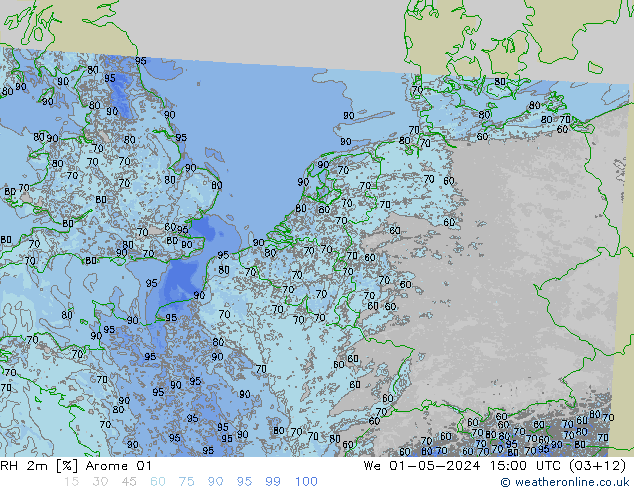 RH 2m Arome 01 mer 01.05.2024 15 UTC