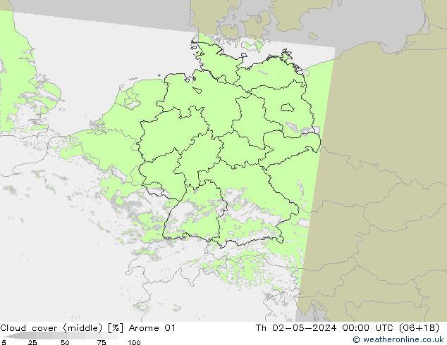 облака (средний) Arome 01 чт 02.05.2024 00 UTC