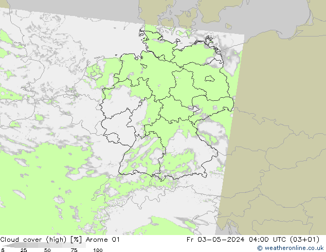 云 (中) Arome 01 星期五 03.05.2024 04 UTC