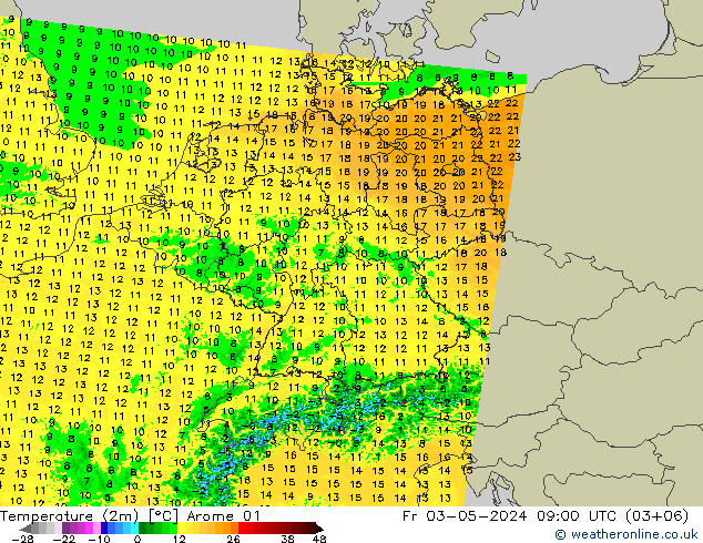     Arome 01  03.05.2024 09 UTC