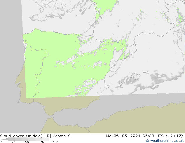облака (средний) Arome 01 пн 06.05.2024 06 UTC