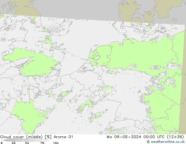 облака (средний) Arome 01 пн 06.05.2024 00 UTC