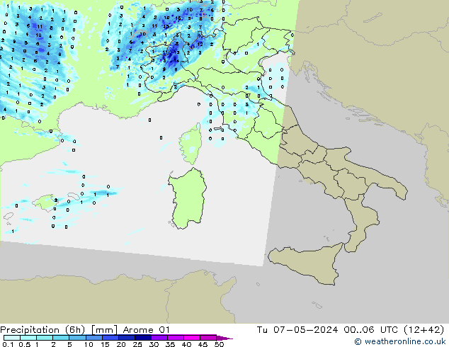  (6h) Arome 01  07.05.2024 06 UTC