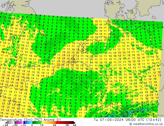     Arome 01  07.05.2024 06 UTC