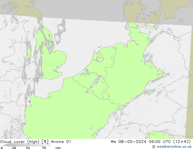 Nubi alte Arome 01 mer 08.05.2024 06 UTC