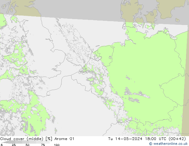 Bewolking (Middelb.) Arome 01 di 14.05.2024 18 UTC