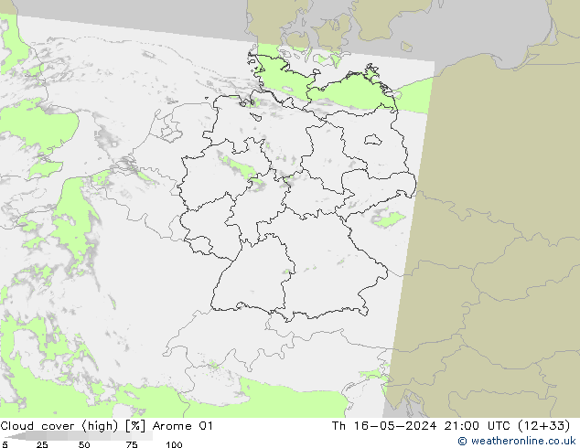 Bulutlar (yüksek) Arome 01 Per 16.05.2024 21 UTC
