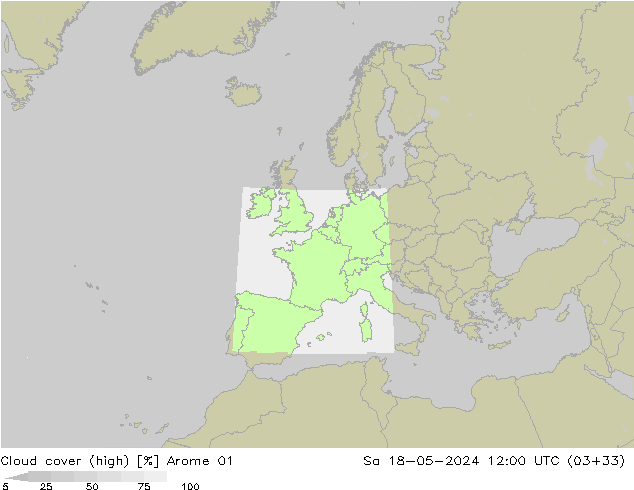 Nubi alte Arome 01 sab 18.05.2024 12 UTC