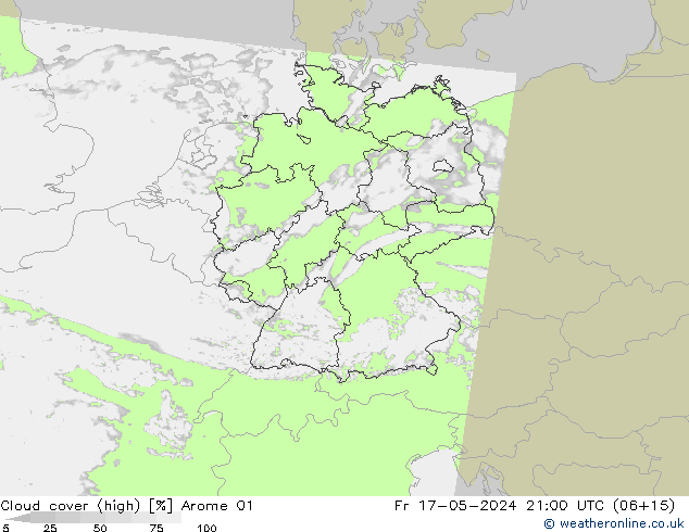 Nubi alte Arome 01 ven 17.05.2024 21 UTC
