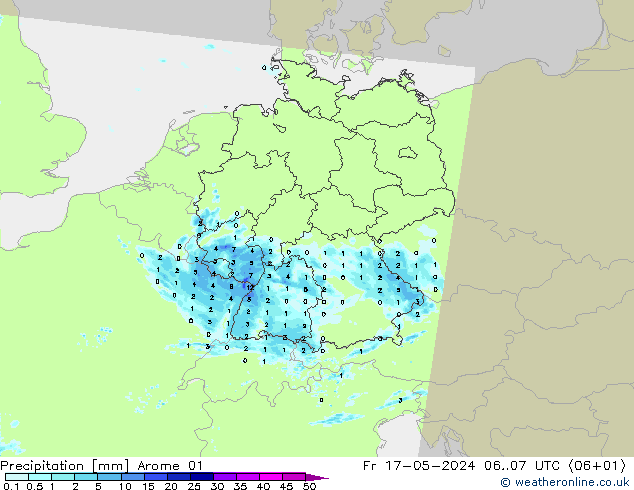 opad Arome 01 pt. 17.05.2024 07 UTC