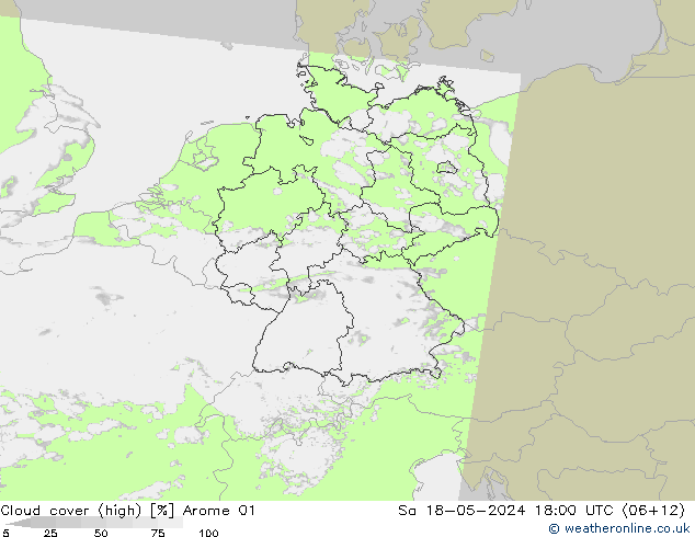 云 (中) Arome 01 星期六 18.05.2024 18 UTC