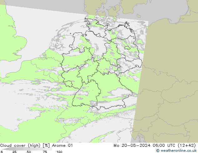 Bulutlar (yüksek) Arome 01 Pzt 20.05.2024 06 UTC