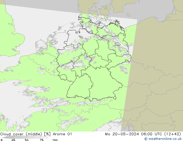 Bewolking (Middelb.) Arome 01 ma 20.05.2024 06 UTC