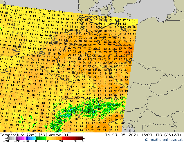     Arome 01  23.05.2024 15 UTC