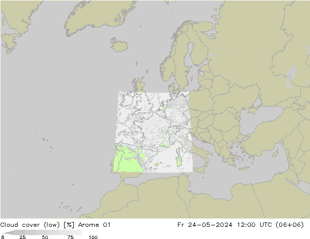 nuvens (baixo) Arome 01 Sex 24.05.2024 12 UTC