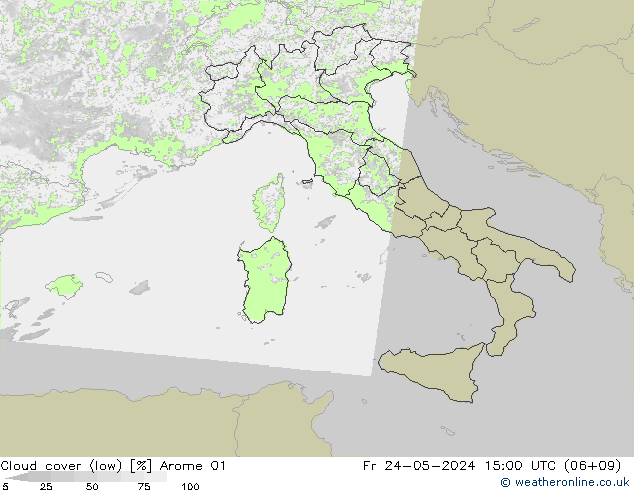 nuvens (baixo) Arome 01 Sex 24.05.2024 15 UTC