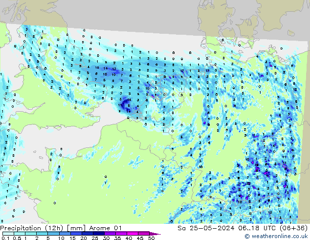  (12h) Arome 01  25.05.2024 18 UTC