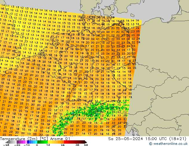     Arome 01  25.05.2024 15 UTC