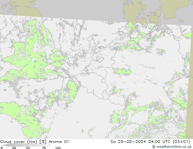 Nubi basse Arome 01 sab 25.05.2024 04 UTC