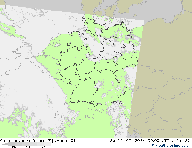 облака (средний) Arome 01 Вс 26.05.2024 00 UTC