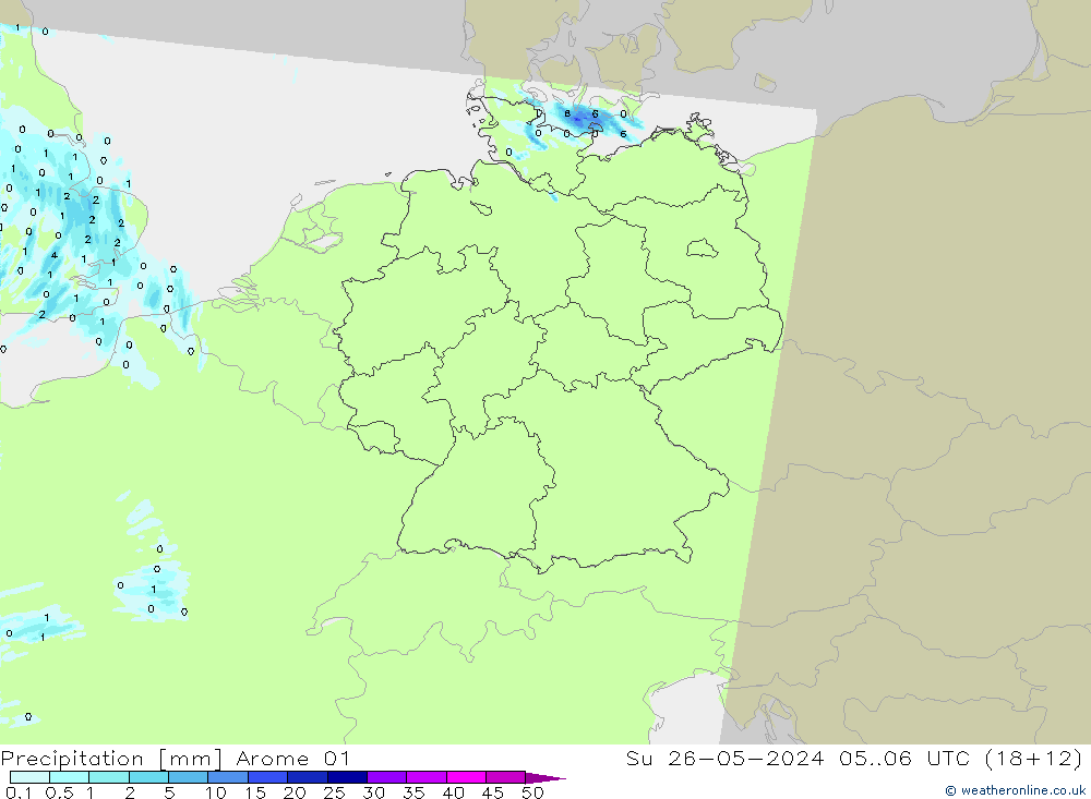 opad Arome 01 nie. 26.05.2024 06 UTC