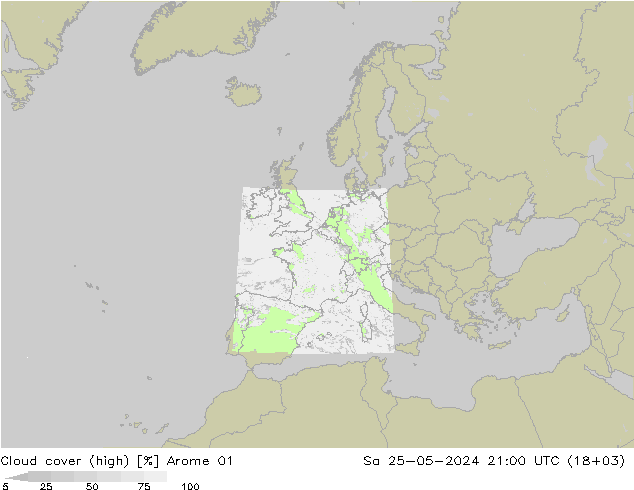 Nubi alte Arome 01 sab 25.05.2024 21 UTC