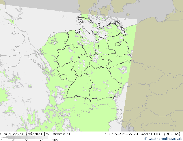 Wolken (mittel) Arome 01 So 26.05.2024 03 UTC