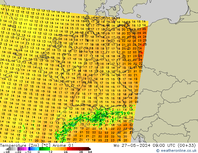     Arome 01  27.05.2024 09 UTC