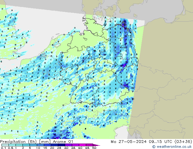  (6h) Arome 01  27.05.2024 15 UTC