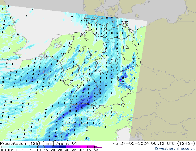  (12h) Arome 01  27.05.2024 12 UTC