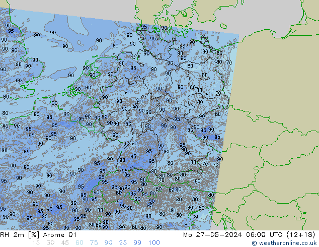 RV 2m Arome 01 ma 27.05.2024 06 UTC