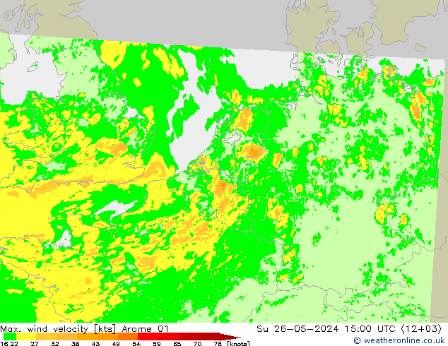 Windböen Arome 01 So 26.05.2024 15 UTC