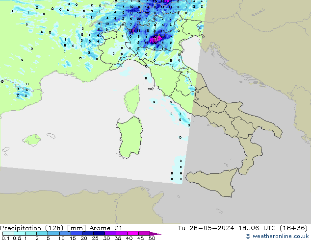  (12h) Arome 01  28.05.2024 06 UTC