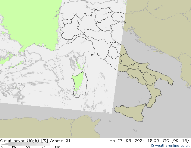 облака (средний) Arome 01 пн 27.05.2024 18 UTC