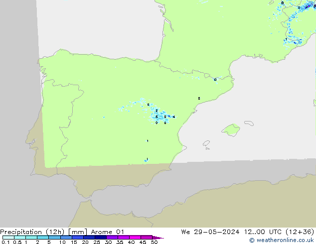  (12h) Arome 01  29.05.2024 00 UTC