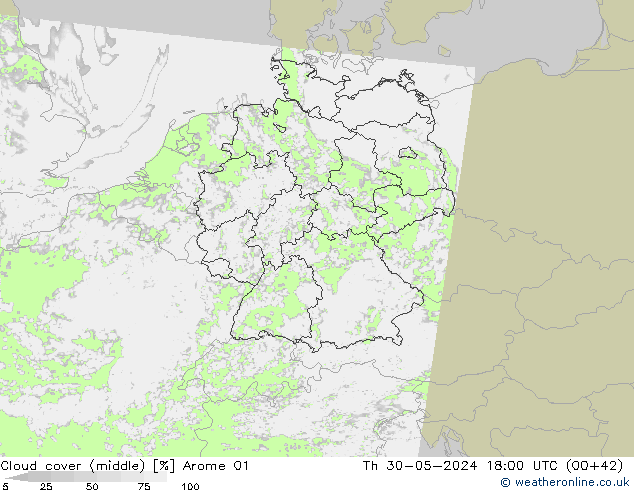 облака (средний) Arome 01 чт 30.05.2024 18 UTC