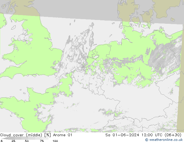 облака (средний) Arome 01 сб 01.06.2024 12 UTC