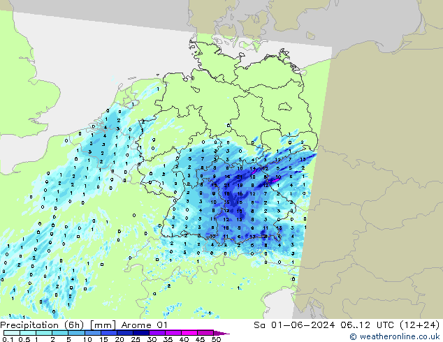  (6h) Arome 01  01.06.2024 12 UTC