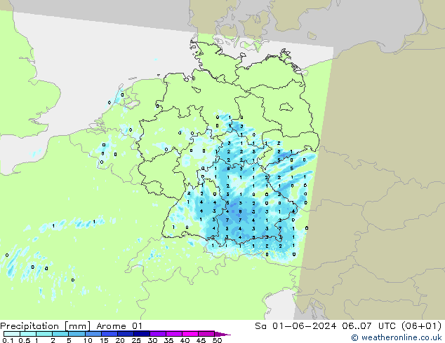 opad Arome 01 so. 01.06.2024 07 UTC