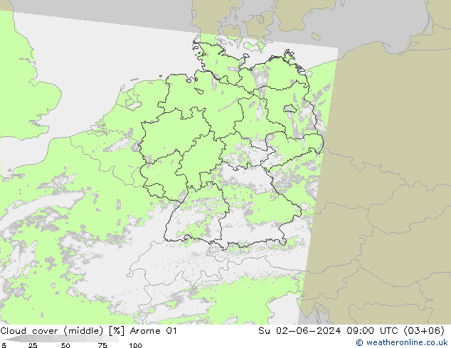 облака (средний) Arome 01 Вс 02.06.2024 09 UTC