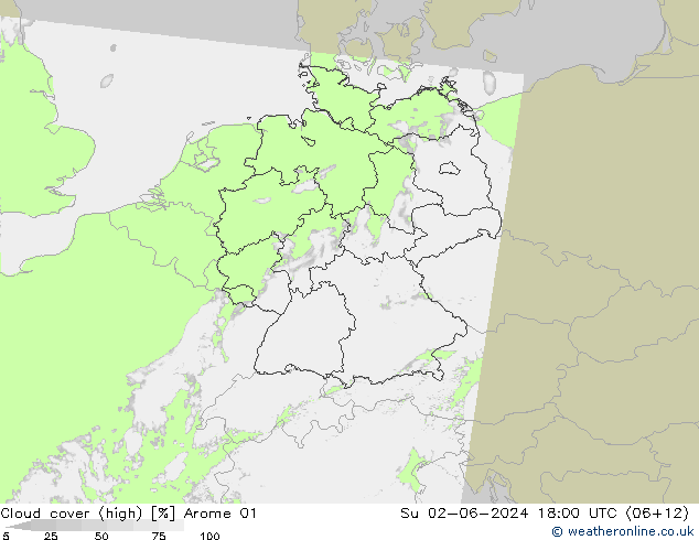 Bulutlar (yüksek) Arome 01 Paz 02.06.2024 18 UTC