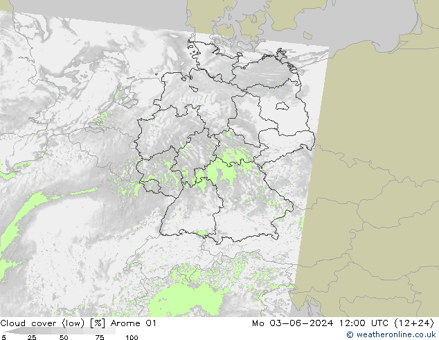 nízká oblaka Arome 01 Po 03.06.2024 12 UTC