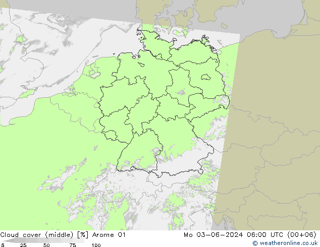 Bewolking (Middelb.) Arome 01 ma 03.06.2024 06 UTC