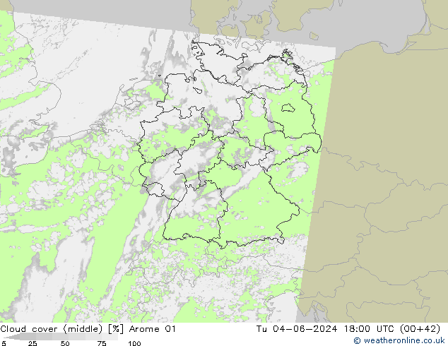 Bewolking (Middelb.) Arome 01 di 04.06.2024 18 UTC