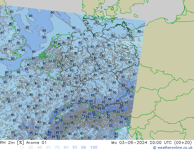 RV 2m Arome 01 ma 03.06.2024 20 UTC