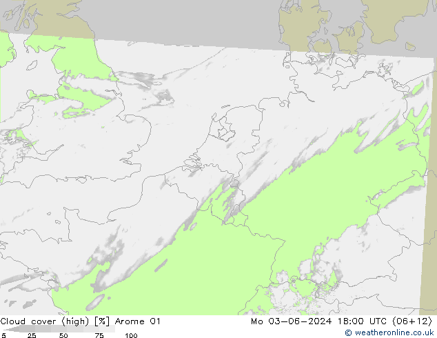 Wolken (hohe) Arome 01 Mo 03.06.2024 18 UTC